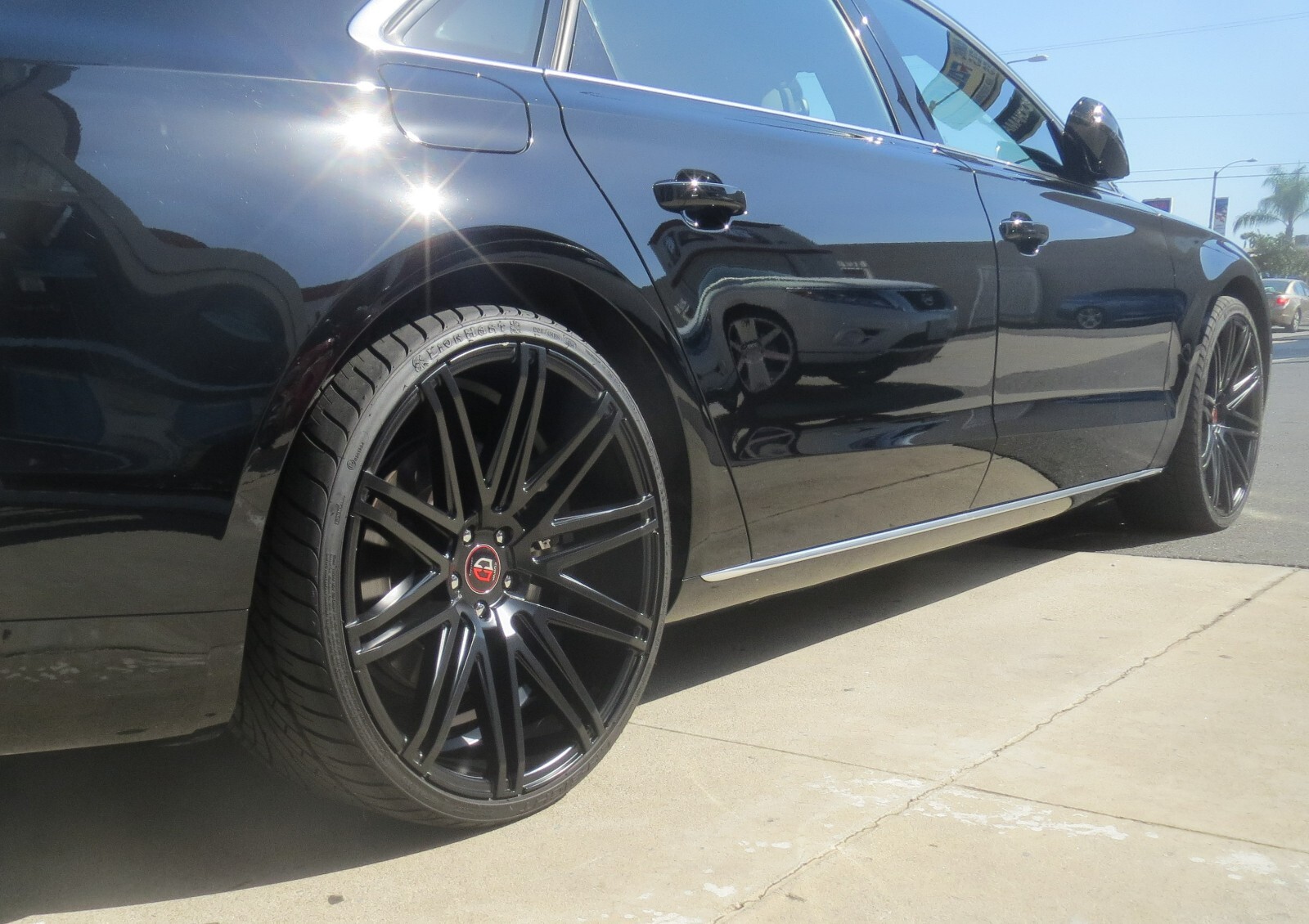 22" Curva C48 Black Wheels for Porsche Panamera Cayenne Bentley Mulsanne