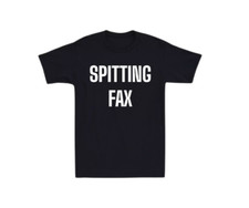 Facts Mens T-shirt Funny Laugh Gift Novelty Dad True Humor Gift Tee Spitting Fax