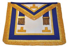 Masonic Regalia-CRAFT PROVINCIAL DRESS APRON (LAMBSKIN) PLUS FREE GLOVES