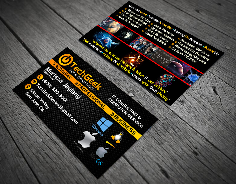 Computer Technician Business Card