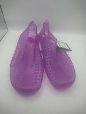 Athlitech Aqua Badeschuhe UK Gr&ouml;&szlig;e 3,5 EU 36 PVC lila leicht Buche Urlaub