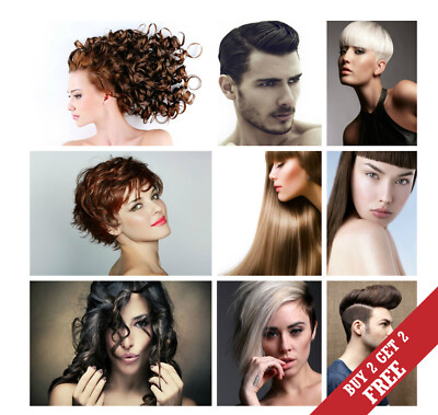 POSTEROPTIONEN FÜR FRISEURSALON, Friseur, A3 Beauty Drucke für Berberläden