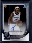 2025-26 Bowman Jahmai Mashack Chrome Auto Autograph RC Rookie #BCA-JM Grizzlies