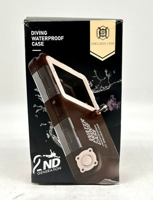 Shellbox Case Diving Waterproof Case: 2nd Generation (Chocolate/Beige)