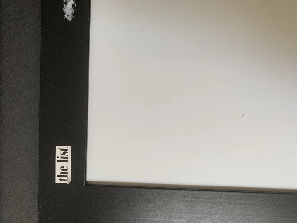 Magnet And Cardboard Black Square Display For Notes Etc In Desk - Image 4 of 4