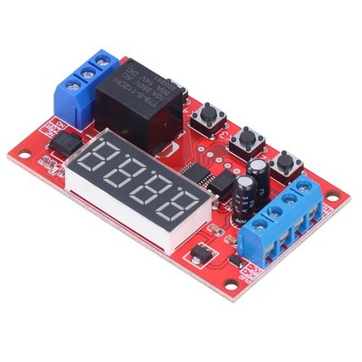 12V Relay Module Digital Timing Delay Programmable Trigger Switch With Optoc SET