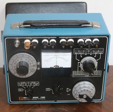 Vintage ESI 250DE Universal Impedance Bridge LCR Meter w/ Power Pack Case