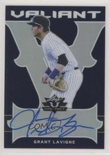 2018 Leaf Valiant Navy 8/25 Grant Lavigne #BA-GL1 Auto 0h1