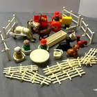 Vintage Fisher-Price Little People Play Family Farm #915 Animals and Accessories