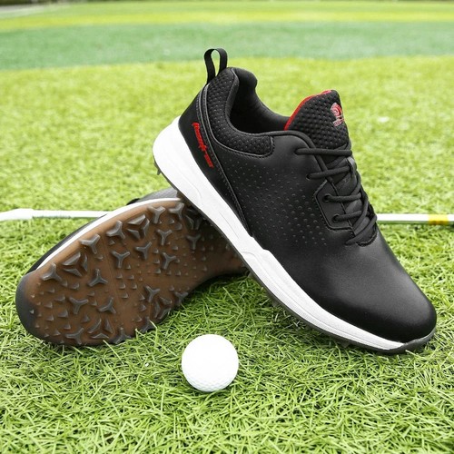 Golf Shoes Men Spikeless Outdoor Luxury Golfers Training Sneakers Cushioning - Picture 22 of 28