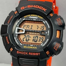 [Exc+5] CASIO G-SHOCK MUDMAN G-9000R-4 Men in Rescue Orange Men's Watch JAPAN