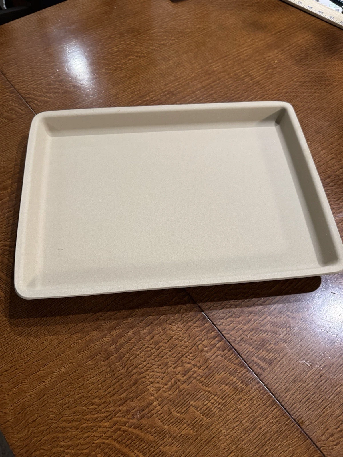 Vintage Pampered Chef Stoneware Large Bar Pan #1212 Family Heritage Baking Sheet