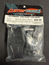 CUSTOMWORKS-3272-ADJUSTABLE REAR ARM-ASSOCIATED 2WD SC10