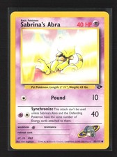 Pokemon Gym Challenge #093/132 Common Sabrina's Abra (93)