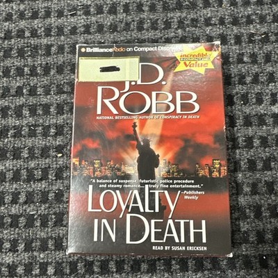 J D ROBB - LOYALTY IN DEATH #9 Read by Susan Ericksen Abridged CD Audio Book