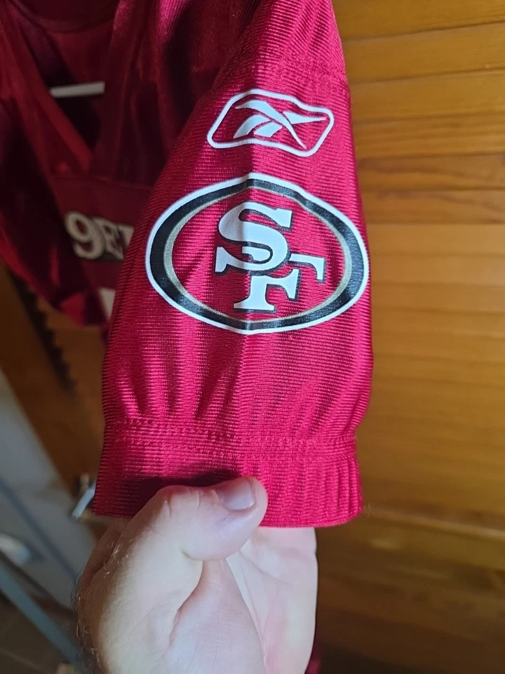 Женская футболка Colin Kaepernick No7 San Francisco 49ers Reebok Pro Fit красная размер S - Изображение 4 из 4