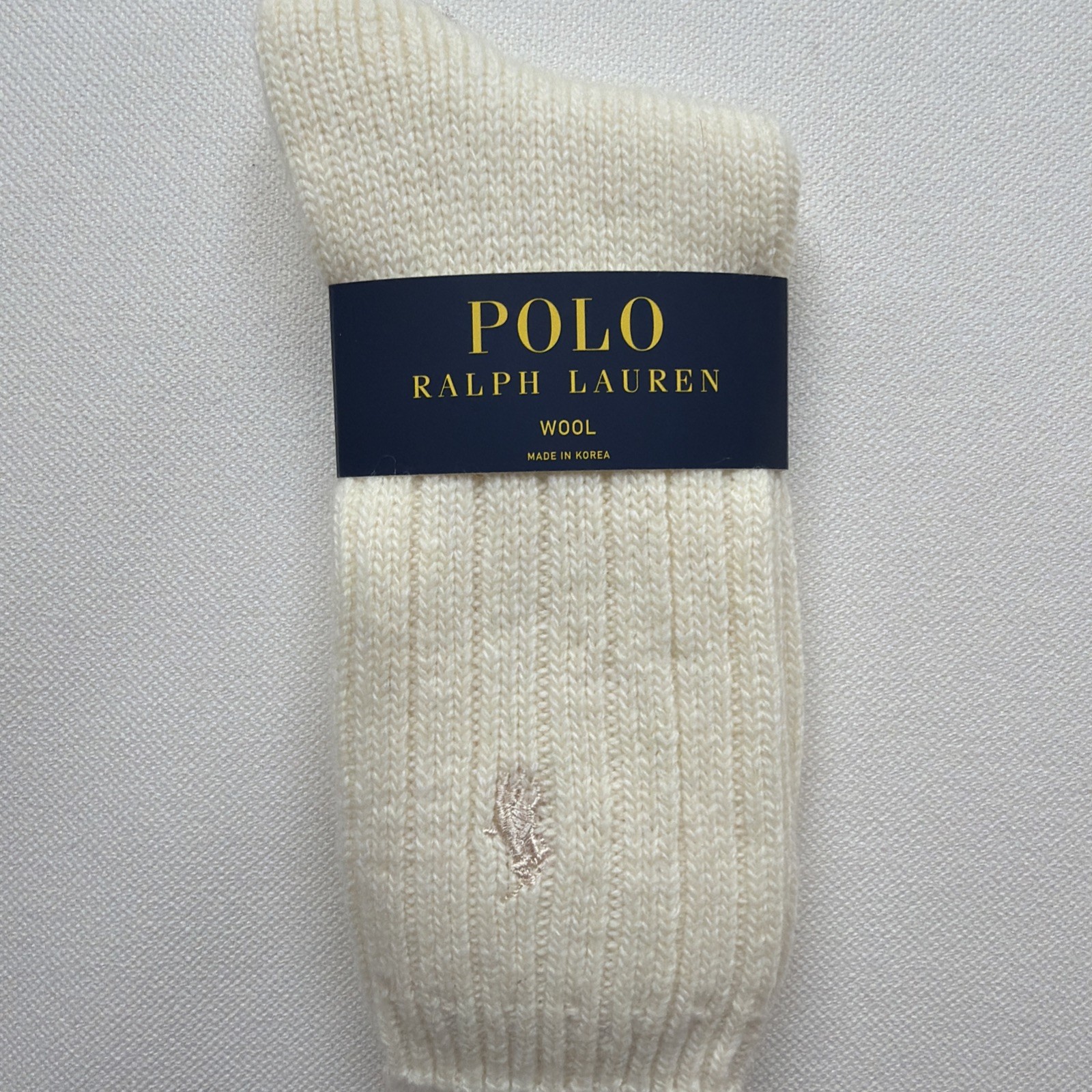 Polo Ralph Lauren Women’s Wool Blend Socks Ivory One Size