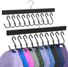 2 Pack Hat Organizer for Baseball Caps, 360 Degree Rotating Hat Storage Basebal