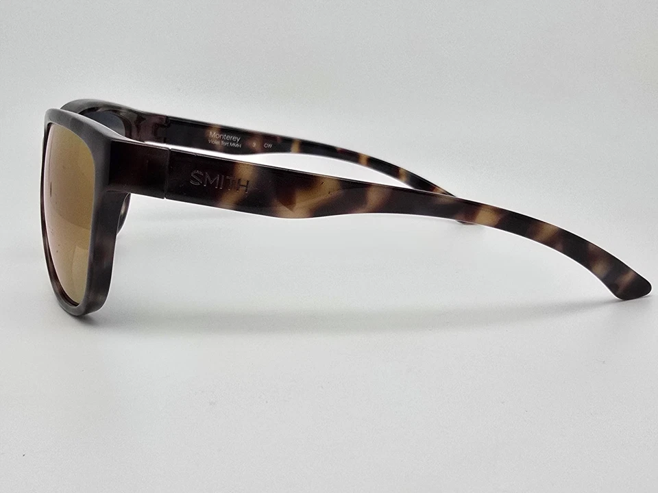 Gafas de sol Smith Monterey con marco de tortuga violeta ChromaPop lentes espejadas violetas Foto 4 de 4