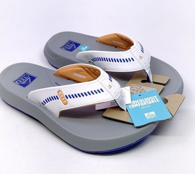 Reef Swellsole Cruiser Men's Sizes Grey Orange White Blue NWT CJ5891 Size 13