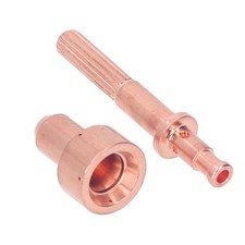 10Pcs Nozzle Electrode Kit Brass 64006510 Electrode 64006514 Nozzle Tip
