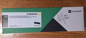 Lexmark High Yield Print Cartridge - Yellow-C331HY0, Unison Returns, New