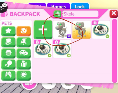 Mega Halloween White Skeleton Dog  Mega Neon NO POTION  Purchase Today! 