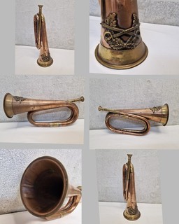 Kavallerie Signalhorn Musikinstrument Blechblasinstrument Militaria