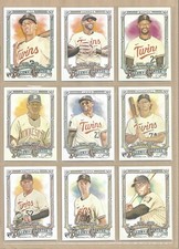 2025 Topps Allen & Ginter MINNESOTA TWINS Team Set of (17) Base, SPs & Inserts