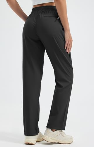 Women's Hiking Pants Lightweight Quick Dry Cargo XX-Large Regular 29" Black - Picture 3 of 6