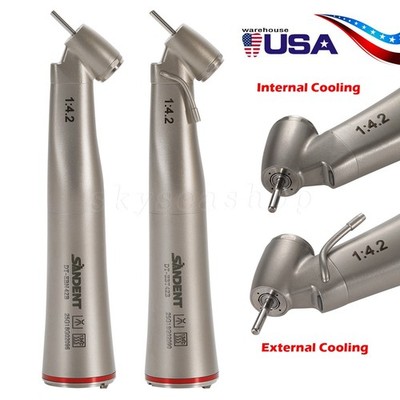 Dental 1:4.2 Surgical Electric Handpiece 45 Degree Contra Angle Fiber Optic