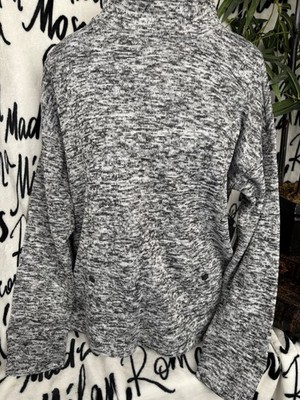 RBX Heather Grey Sweatshirt Mock Neck Size Medium New W Tags (AP0582)