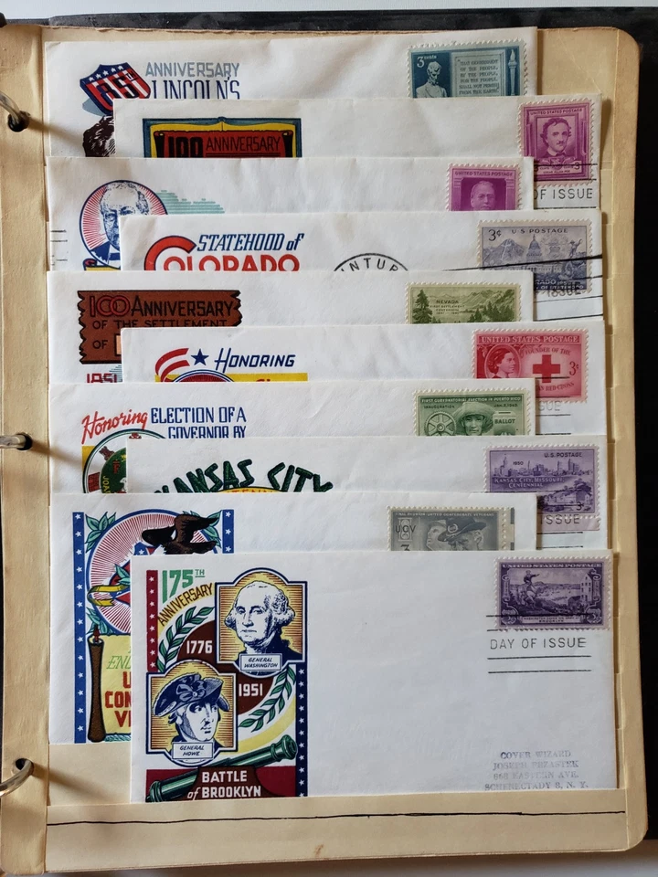 50 Count US Postage Stamps First Day of Issue Envelopes - Excellent Overall - Image 4 of 4