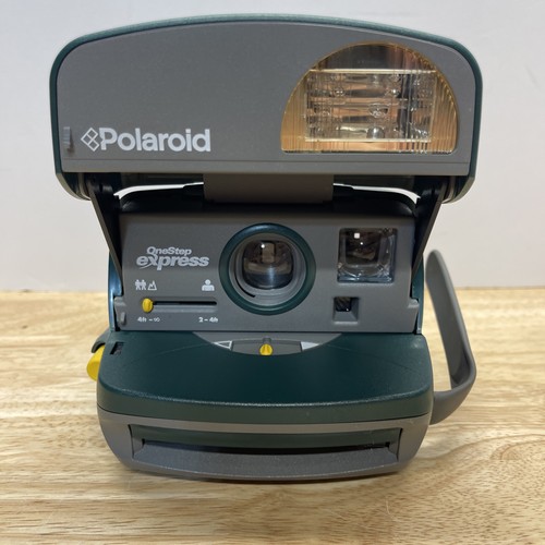 Polaroid 600 One Step Express Instant Film Camera Broken Strap UNTESTED - 第 2/15 張圖片