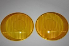 For Vw Bus T 1 Barndoor Set Very Rare Yellow Headlight Lenses New