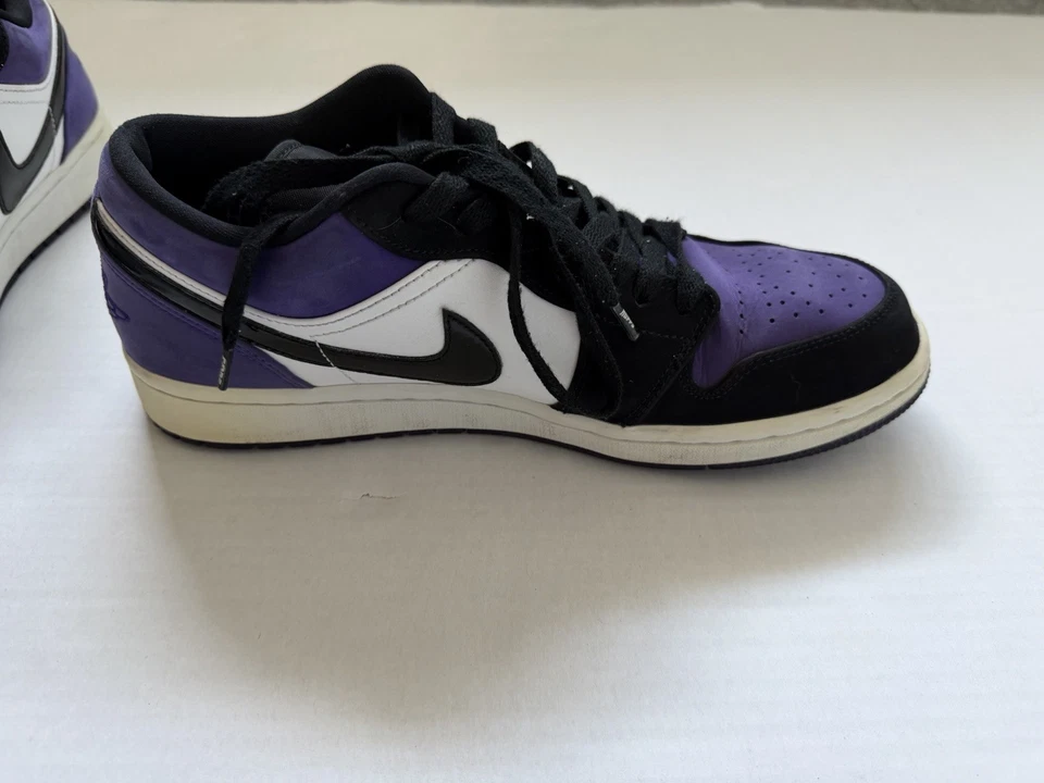 Air Jordan 1 Low Court púrpura OG para hombre 553558-125 talla 9,5 Foto 4 de 4