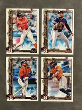 25 Topps Holiday Cam Smith, Frambler Valdez, Christian Walker Jose Altuve Astros
