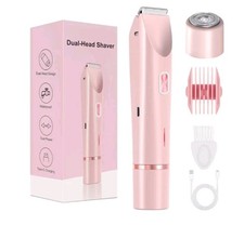 2 in 1 Electric Lady Waterproof Shaver Razor Women Body Epilator Bikini Trimmer