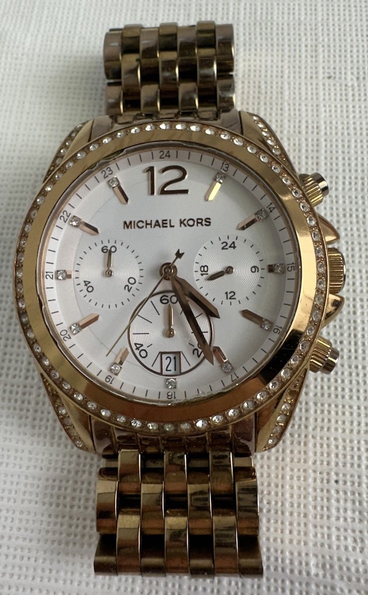 Michael Kors Women\'s MK5836 Pressley Chronograph Michael Kors Ladies Presley Watch MK5836 - YouTube main image 3