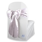 50 pcs Satin Chair Cover Bow Sash 108"x8" - Pink - Wedding Party Banquet dw