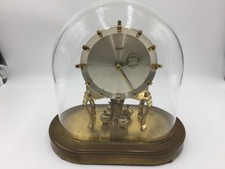 Vintage Kundo Anniversary Clock Oval Glass Ge...