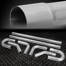8PCS 2.5"OD DIY CUSTOM MILD STEEL MANDREL EXHAUST TUBING BEND STRAIGHT PIPE KITS