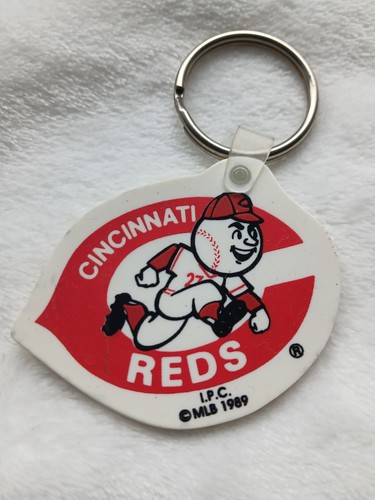 Cincinnati Reds MLB 1989 Baseball Mascot & Logo Detachable Keyring Vintage Rare - Picture 2 of 3