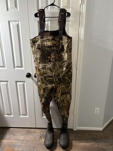 Cabela's Waders 1600Max4 Neoprene Chest Waders Bootfoot Mens 13R Camo Thinsulate