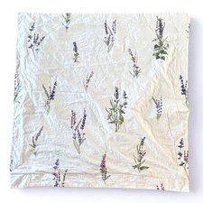 Pottery Barn Monique Lhuillier Lavender Province Euro Pillow Sham Cotton 