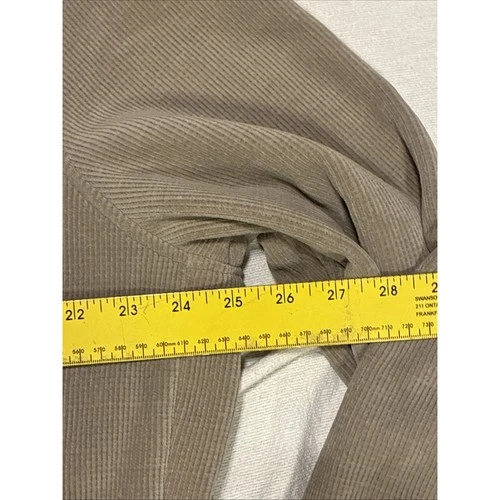 Copper & Oak Corduroy Shirt Jacket Tan Beige Fleece Lined Snap Closure Mens XL image 2