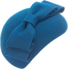 Lawliet Teardrop Womens 1940s Vintage Look Wool Felt Fascinator Pillbox Hat A62