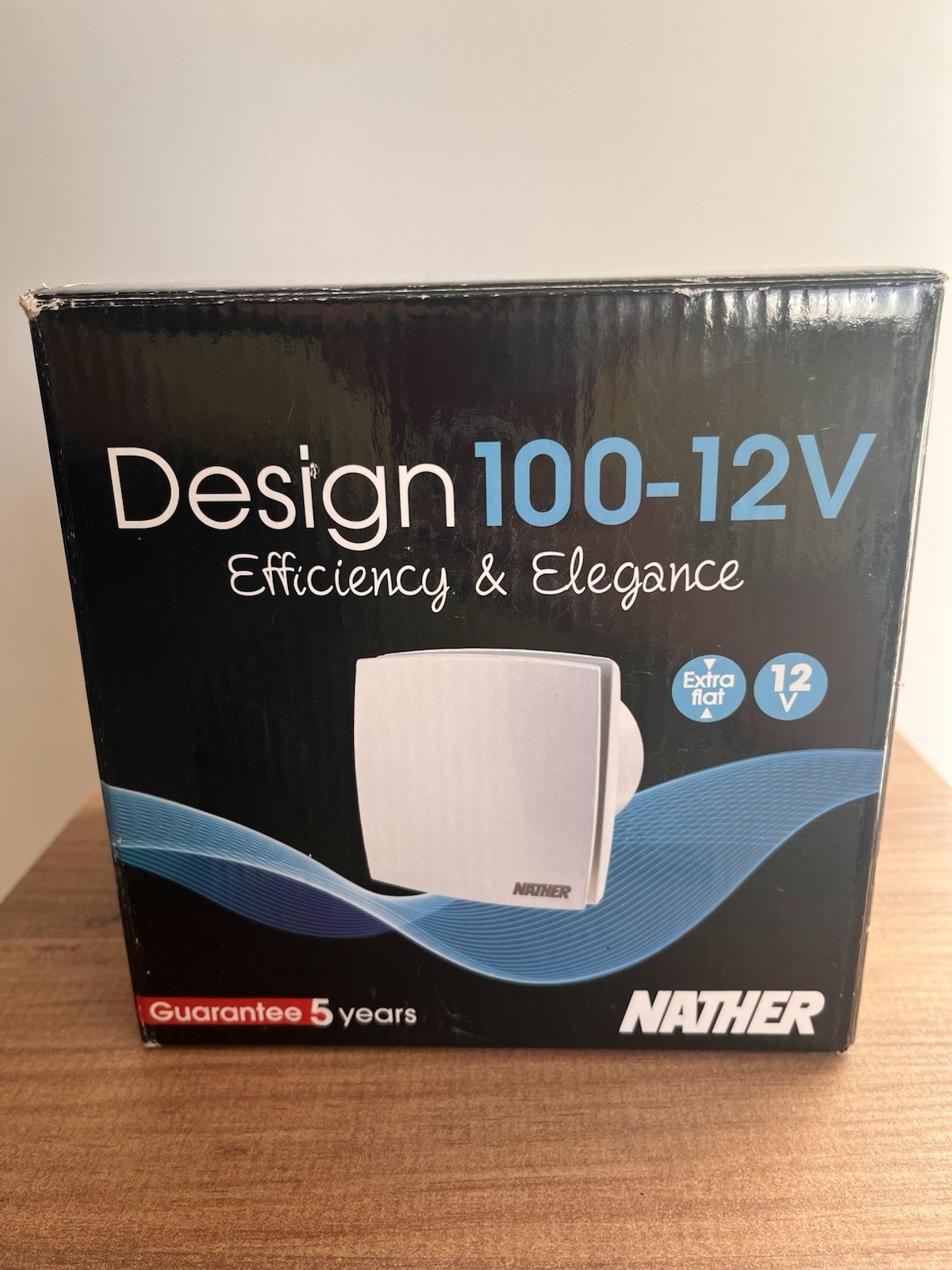 Extracteur d'air Nather Design KT 100mm 12V pour douche et toilettes sans buée