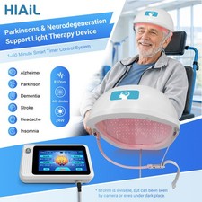 448 LED Brain Helmet Touch Screen 810nm NIR Light Therapy for Parkinsons Anxiety