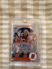 2020-21 NBA Hoops premium / 10 Charles Barkley Auto basketball card